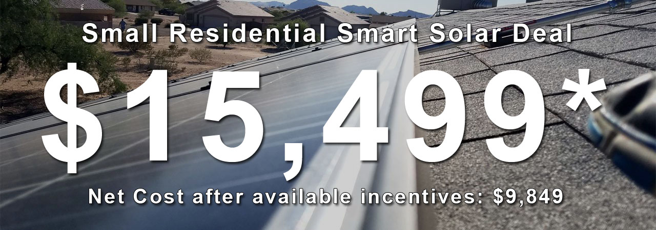 Small Residential Solar Deal Phoenix AZ
