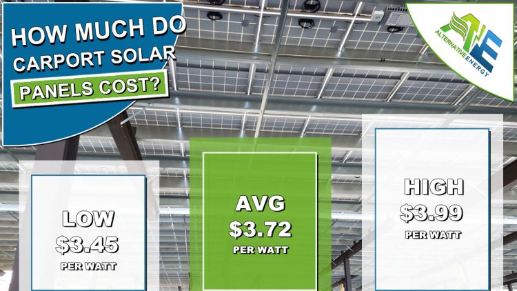How Much Do Carport Solar Panels Cost?