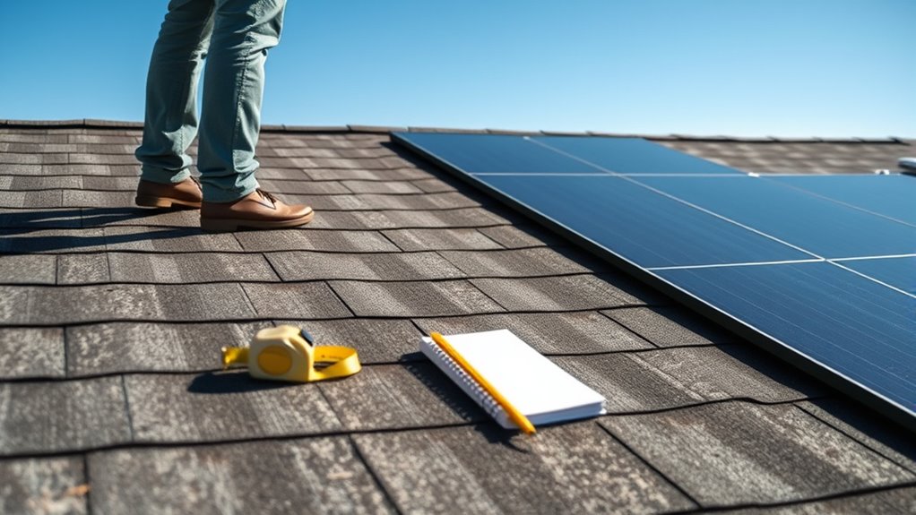 assess roof condition space orientation