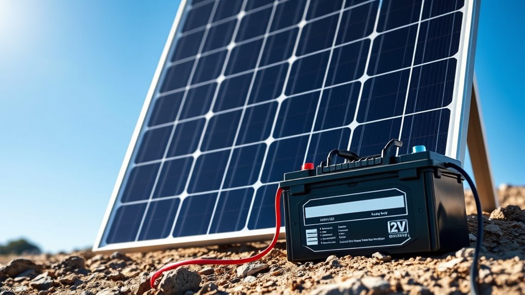 battery size influences solar panel