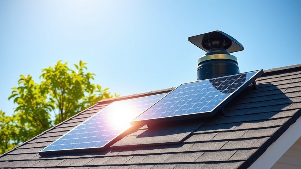 benefits of solar fans