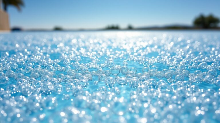 bubbles form underneath cover