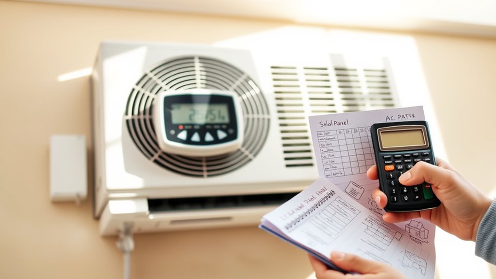 calculate ac power consumption