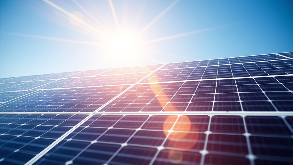 captures sunlight converts energy