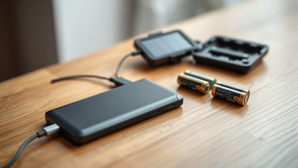 charge safely with batteries