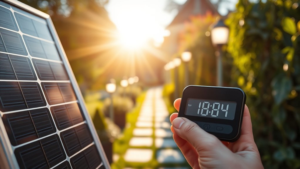 charging time for solar lights