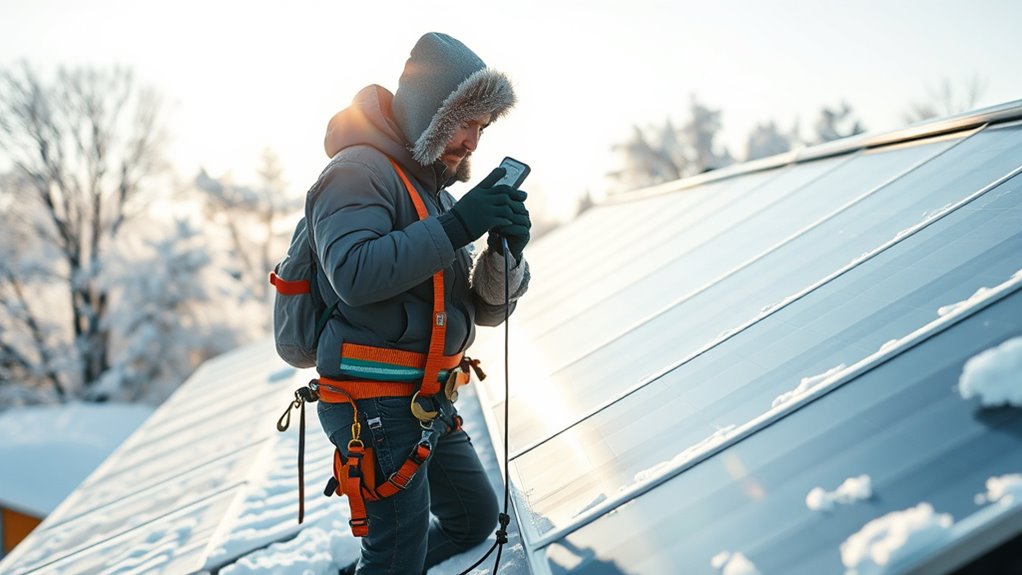 check weather and roof safety