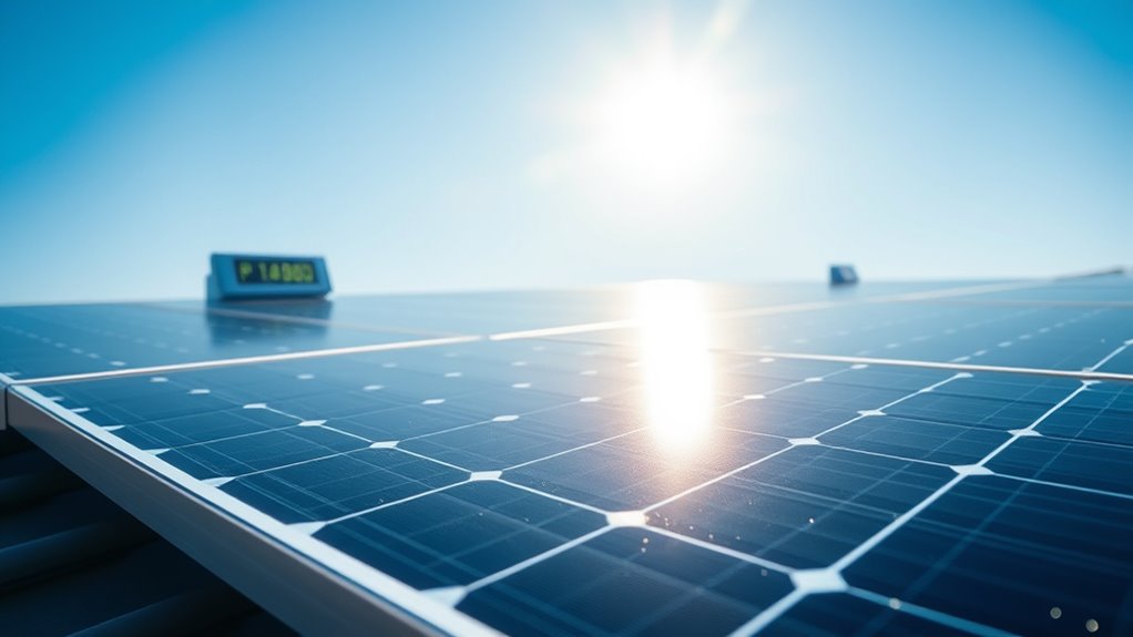 checking solar panel performance