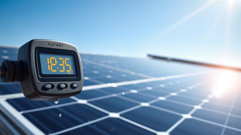 checking solar panel performance