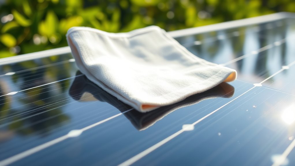 clean solar light panels