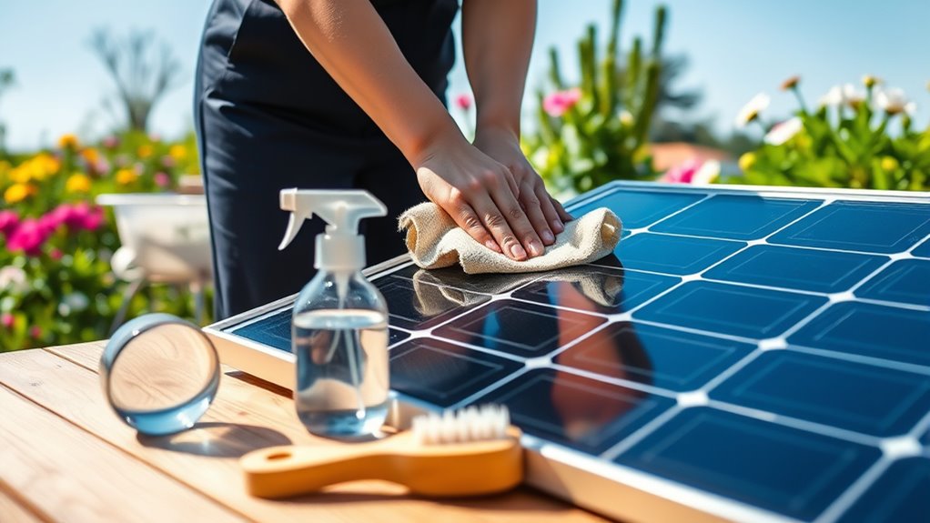 clean solar panels effectively