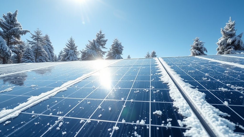cold weather boosts solar efficiency