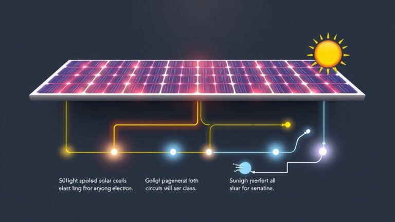 converting sunlight into electricity