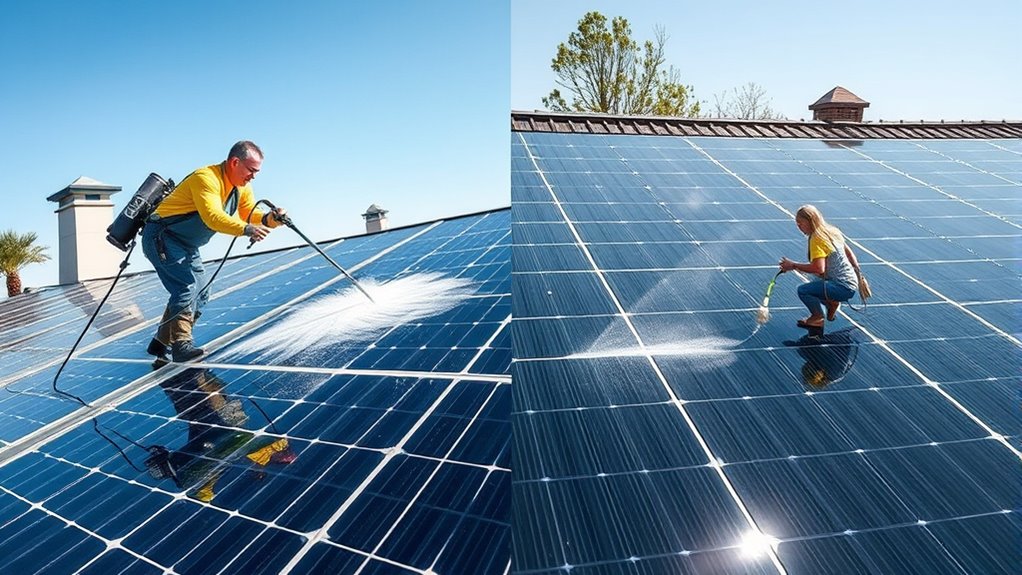cost effective solar cleaning options