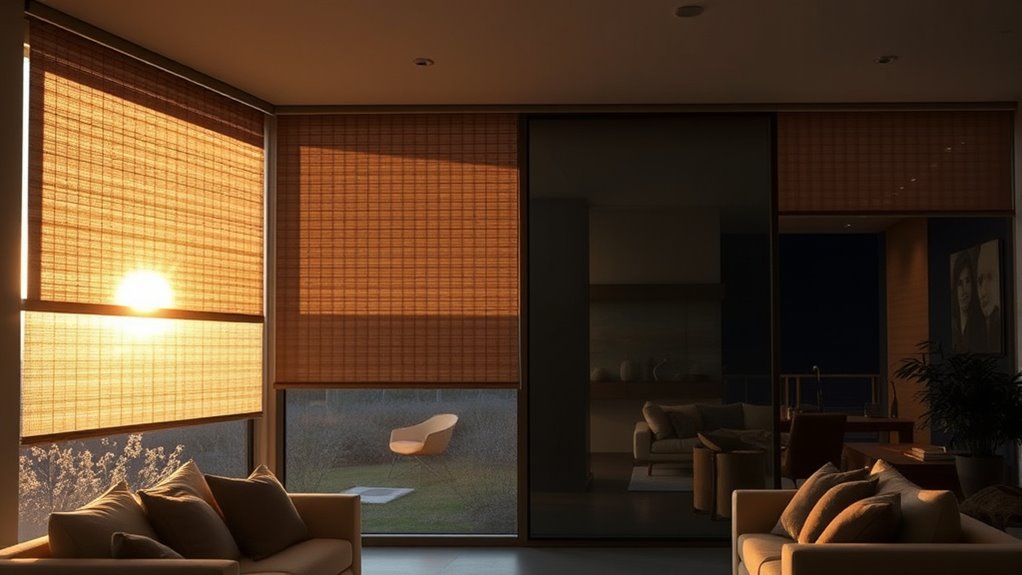 daylight privacy night transparency