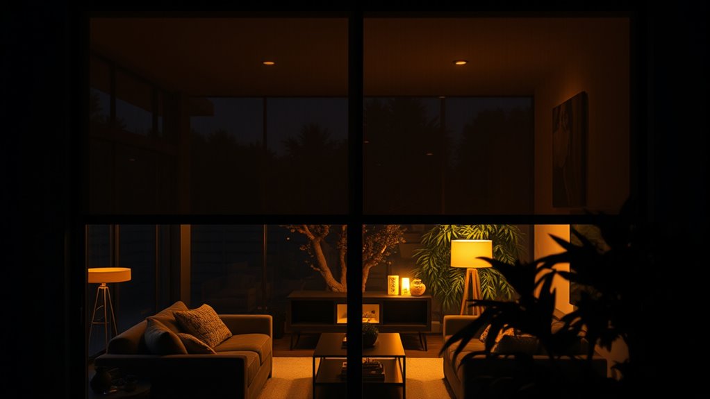 daytime privacy with sunlight