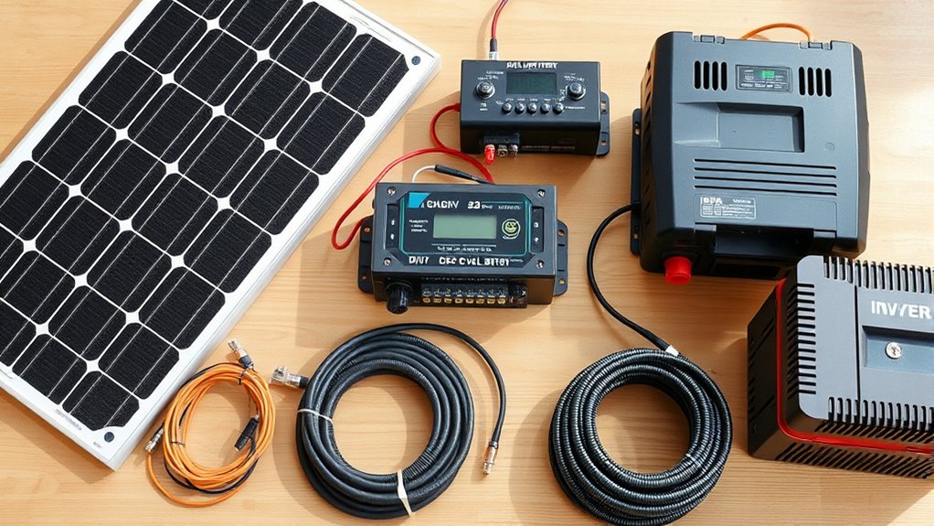 essential solar power components