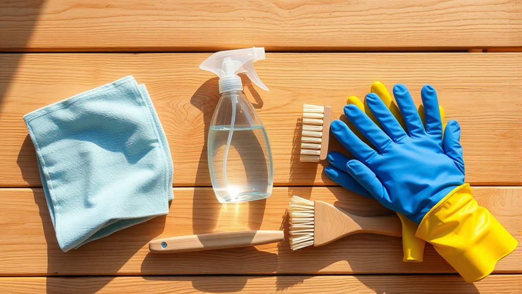 gather proper cleaning tools