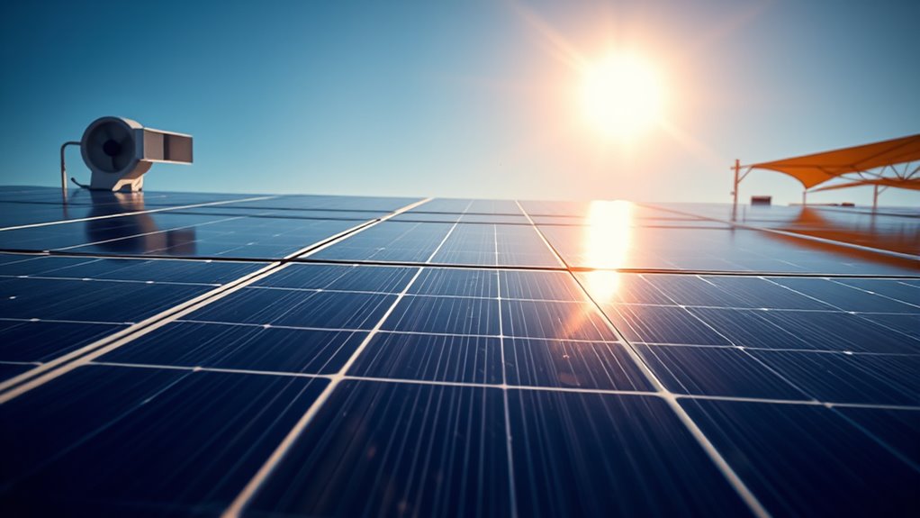 heat reduces solar efficiency