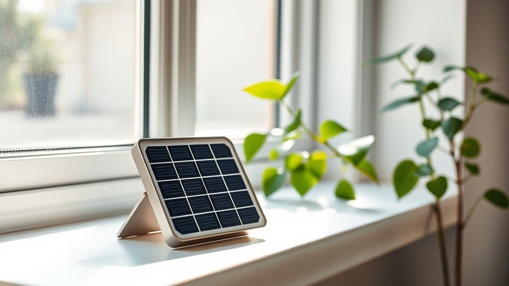indoor solar light charging