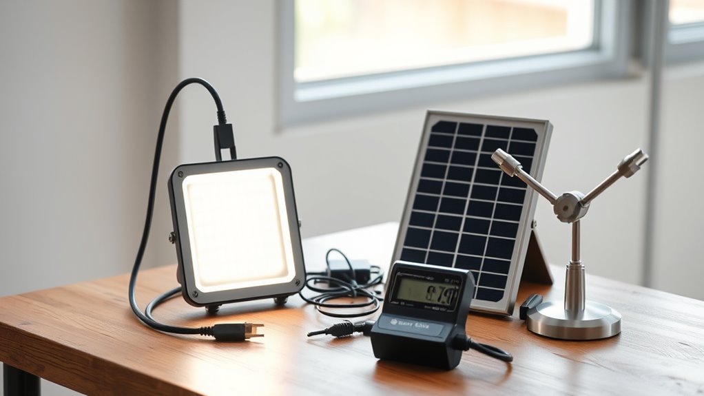 indoor solar light setup