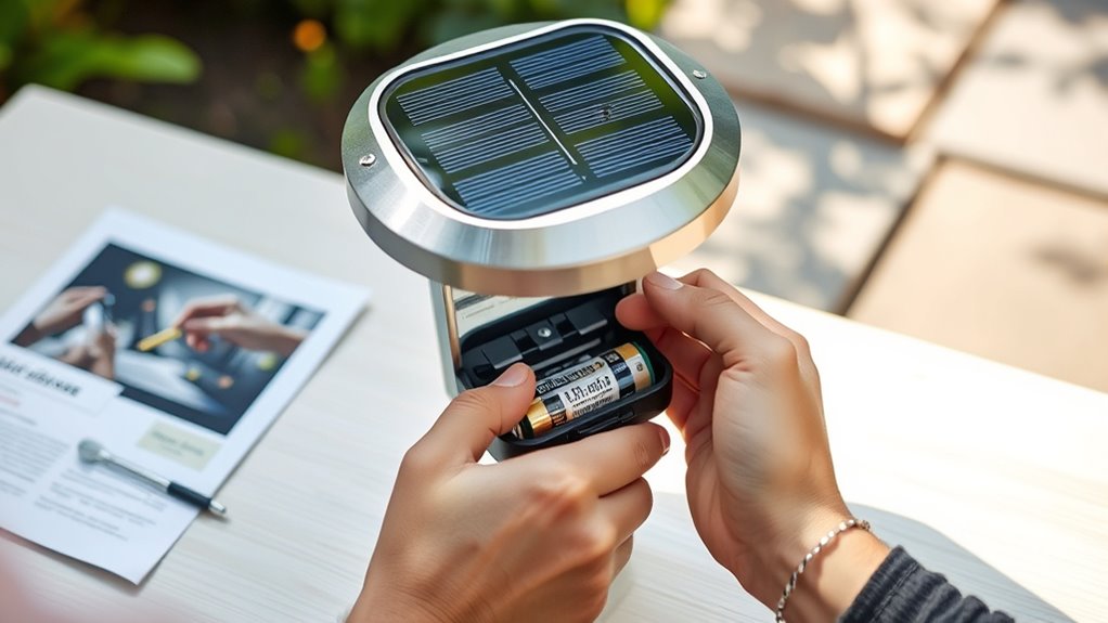 install batteries correctly safely