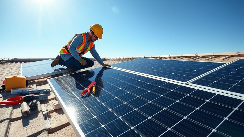 install solar panels efficiently