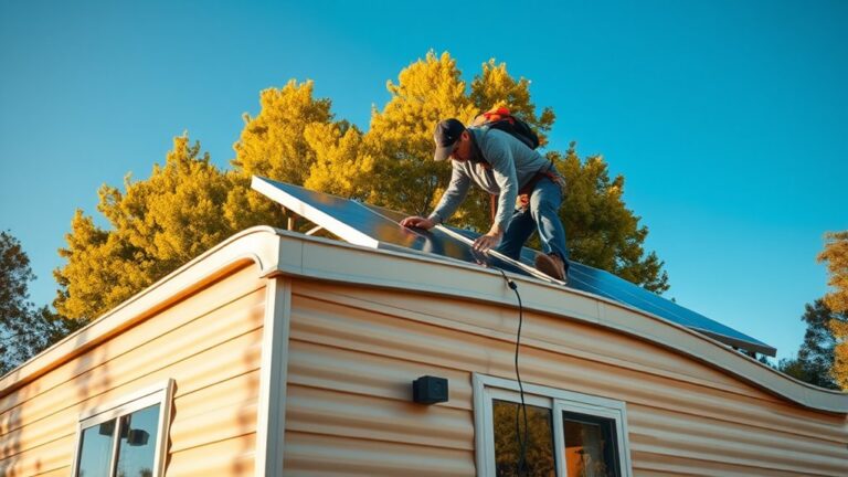 installing solar panels on mobile homes