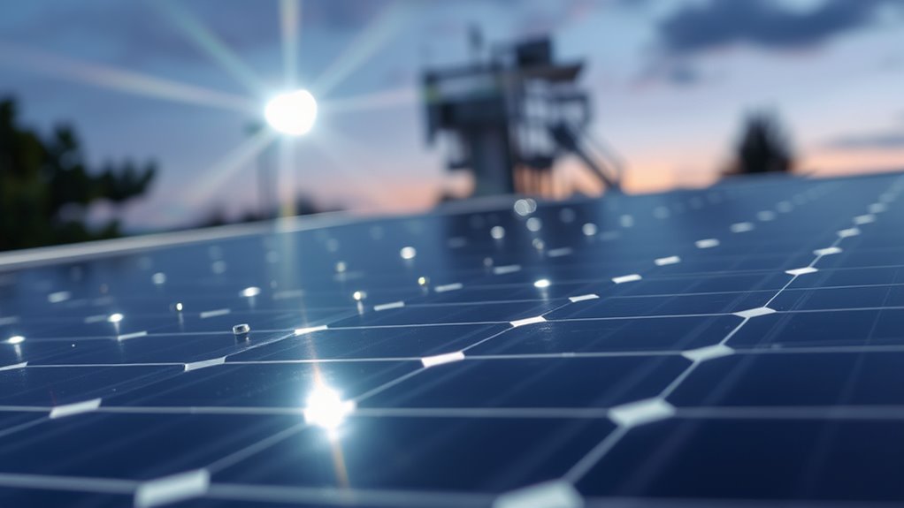 leds aid solar charging