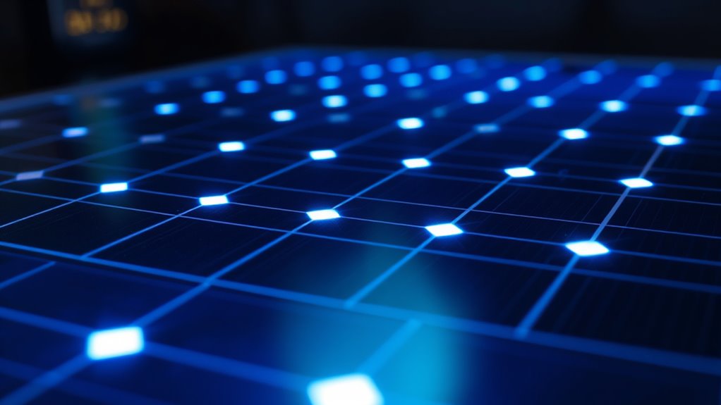leds reduce solar efficiency
