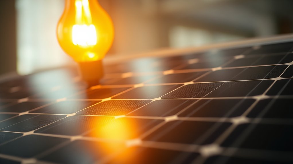 light converts to electricity