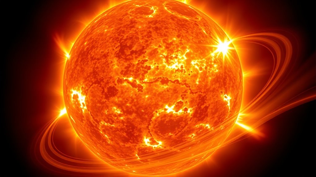 magnetic field guides solar wind