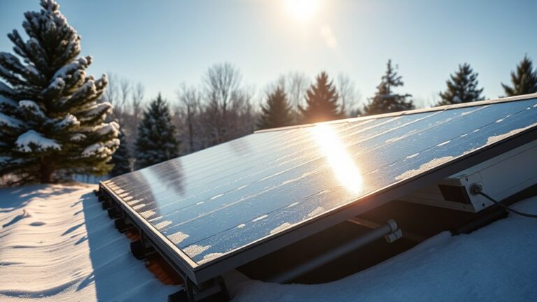 maximize winter solar efficiency