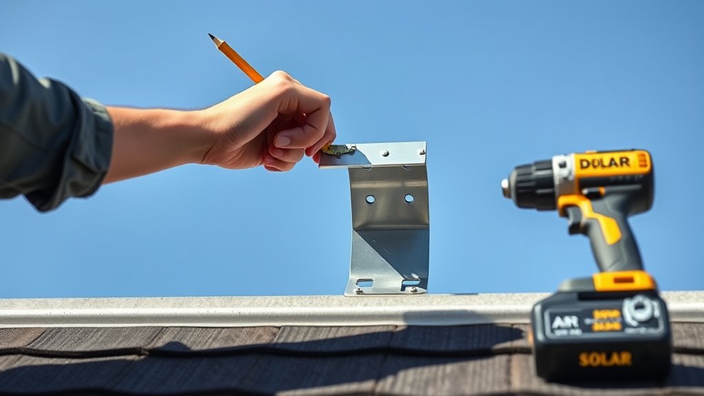 measure mark drill carefully