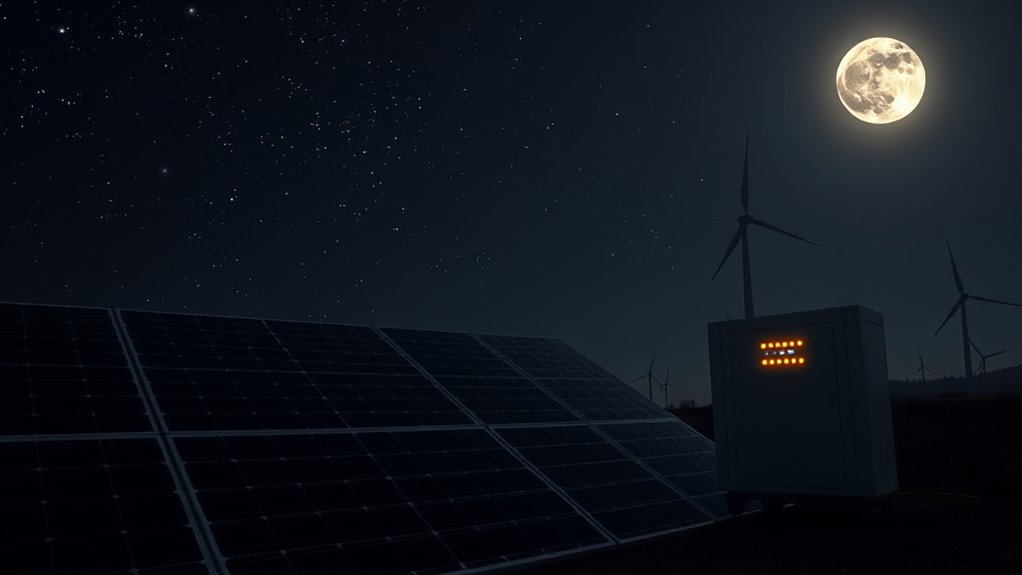 nighttime solar energy storage