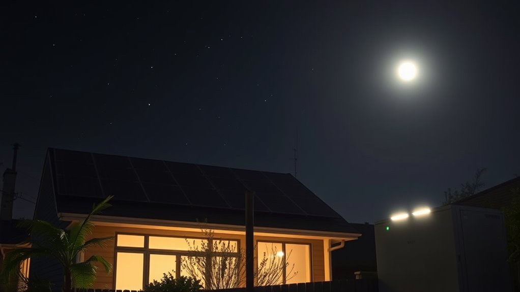 nighttime solar power backup