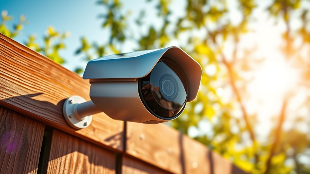 optimal sunlight for security cameras