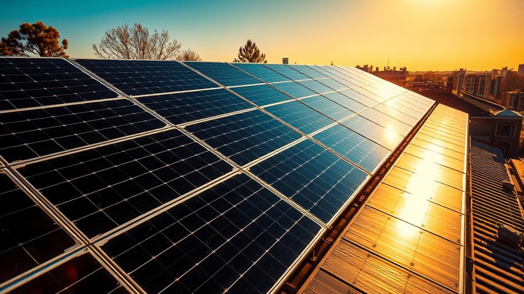 optimized panel sunlight exposure