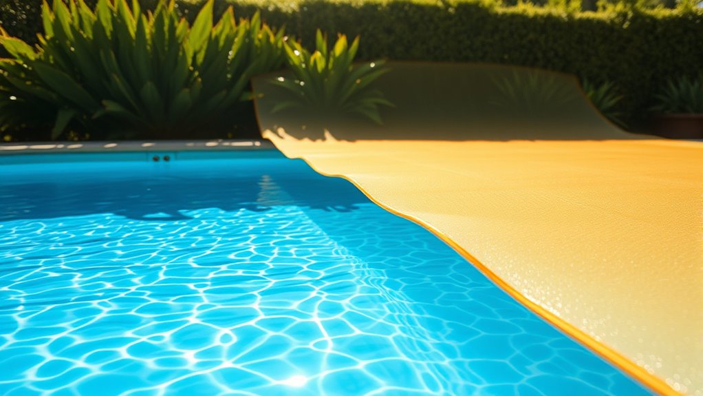 pool warmth materials thickness