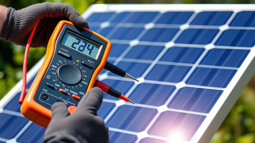 prepare multimeter and panel