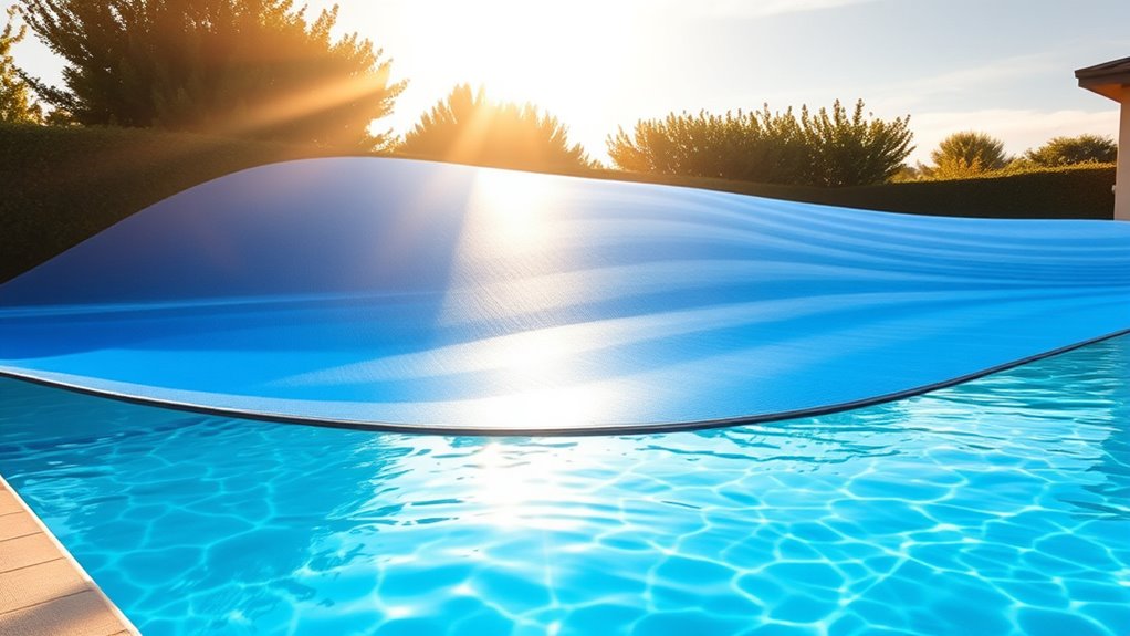 preserves and maintains pool warmth
