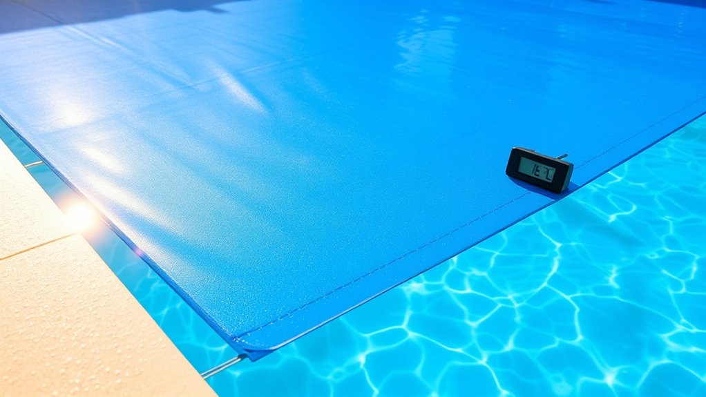 raises pool temperature significantly