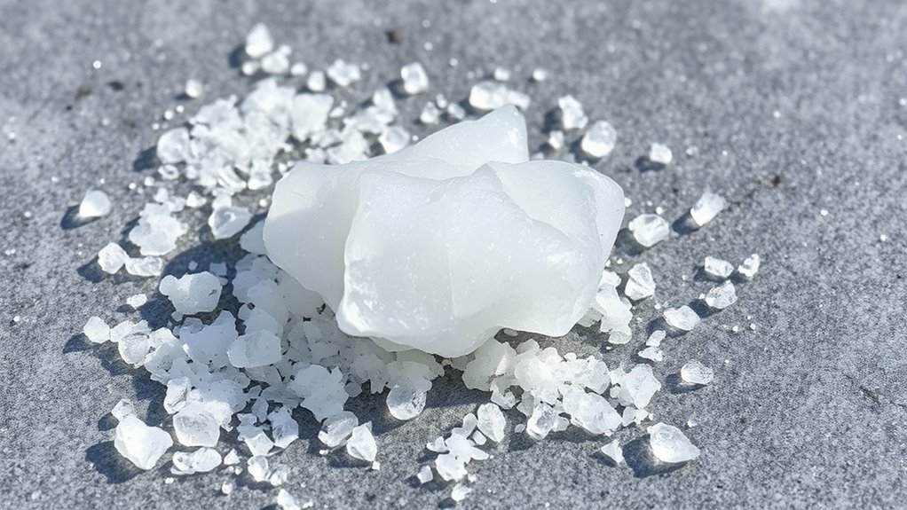 salt lowers ice s melting point