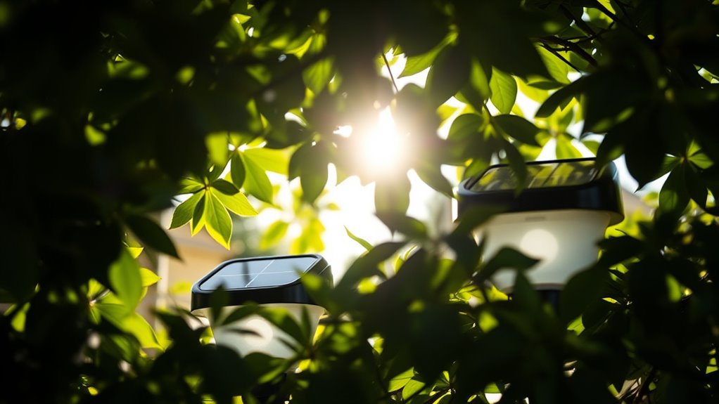 shade reduces solar efficiency