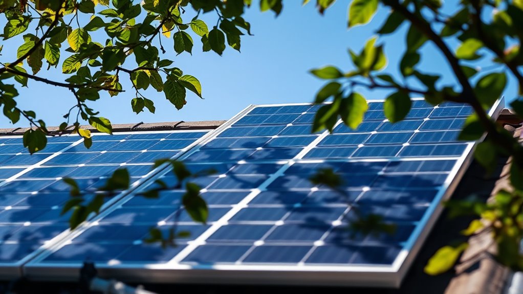 shade reduces solar efficiency