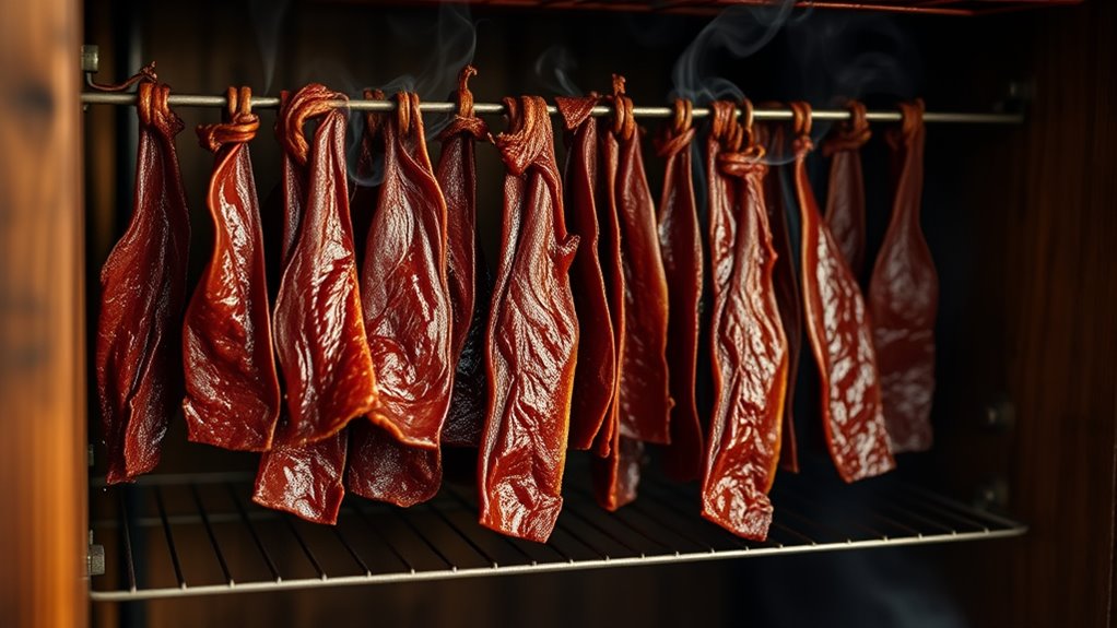 smoke and dry beef