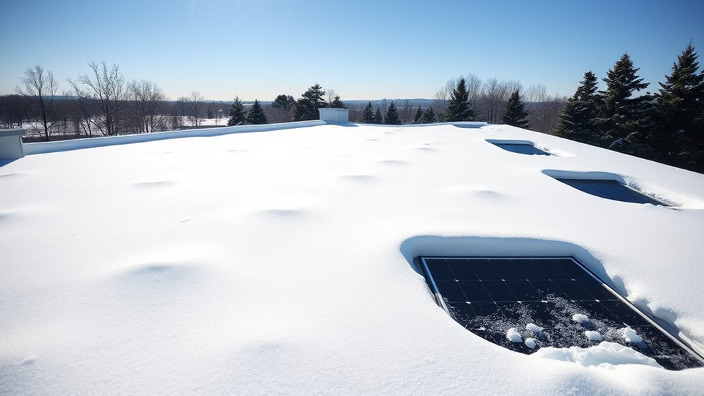 snow melts quickly with sunshine