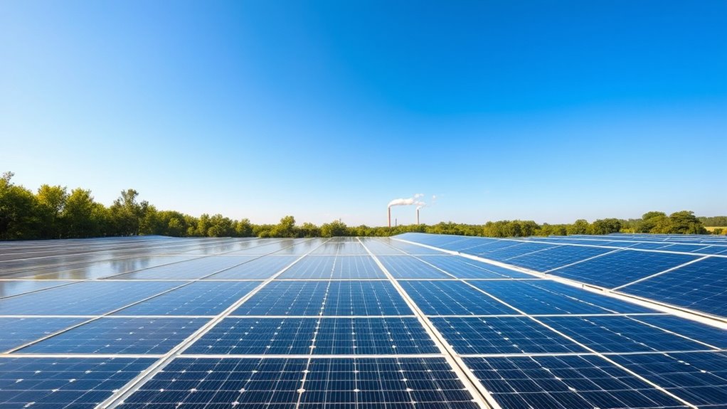solar cuts greenhouse emissions
