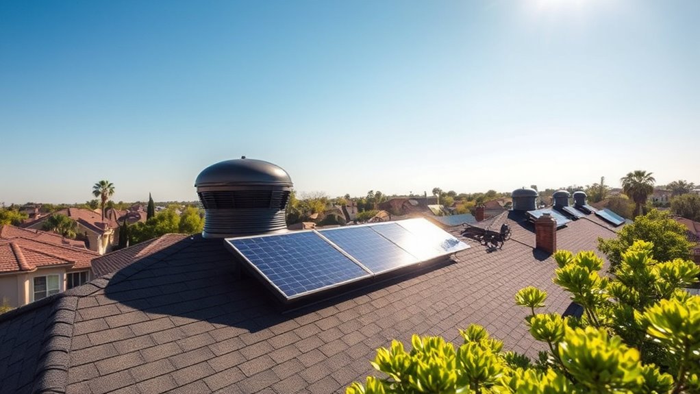 solar fans reduce cooling costs