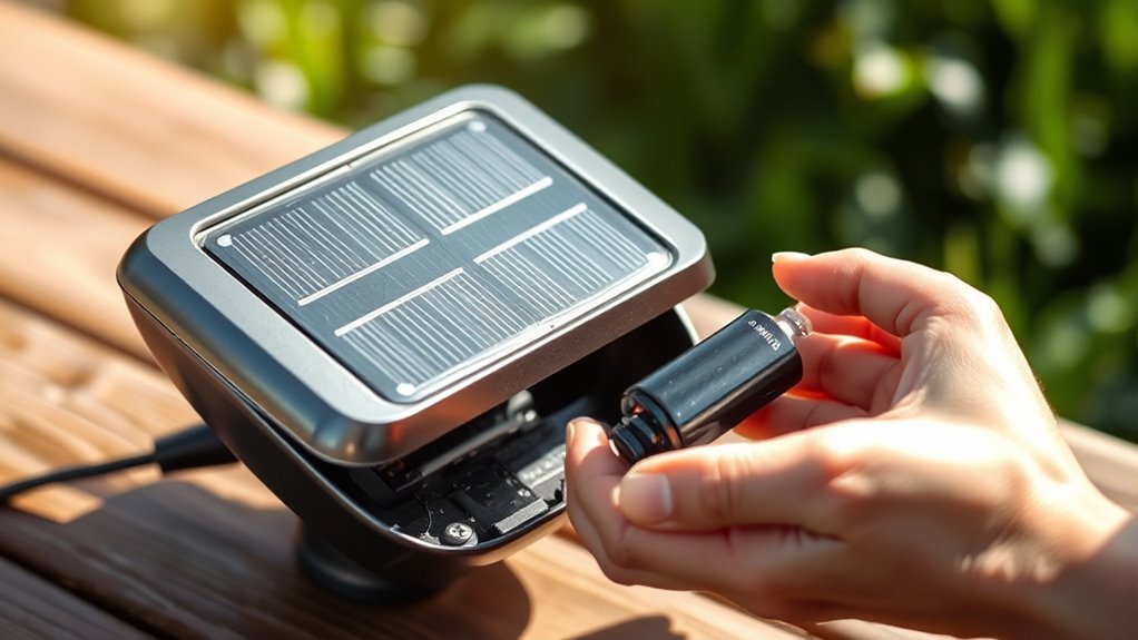 solar lights require batteries